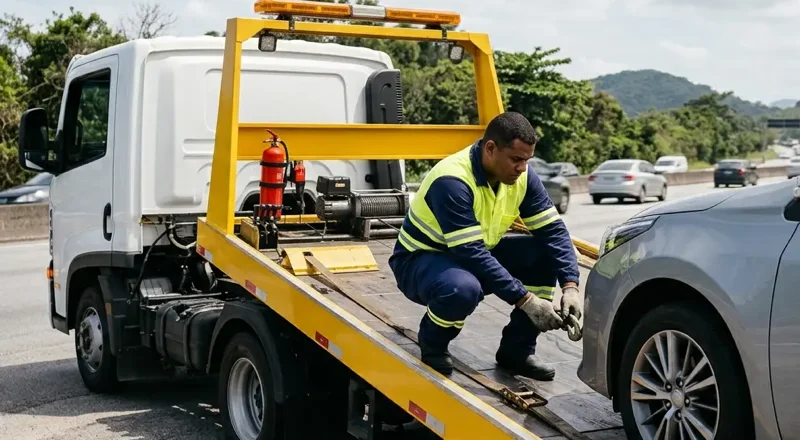 Guincho e reboque em Itajaí – atendimento para carros, motos e caminhões